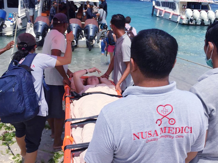Medical Evacuation from Nusa Penida Island to Medical excellent Centre in Bali